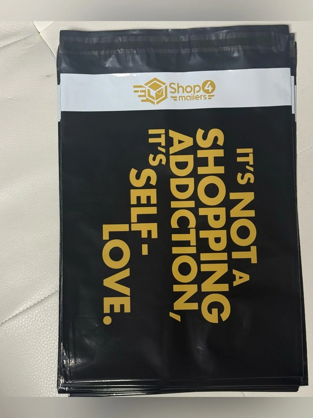 10 10”x13” Poly Mailers that say